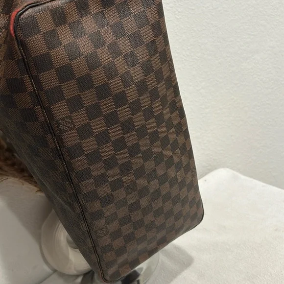 Louis Vuitton Neverful GM N51106 tote Bag GI0142 Ebenu+ COA - Picture 10 of 17